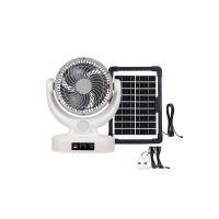 SolarBreeze MT-801LS  Портативний Вентилятор із Сонячною Панеллю та LED-лампою