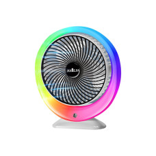 Портативний вентилятор з RGB-підсвічуванням та швидкою зарядкою TYPE-C Портативний вентилятор з RGB-підсвічуванням та швидкою зарядкою TYPE-C