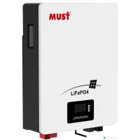  Акумулятор LiFePO4, MUST LP16 48100 5 кВт·год, 51.2V, 100Ah, настінний