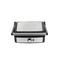 Електричний гриль Hoffmans HM-3018 2200W з антипригарними панелями та регулятором температури для соковитого приготування