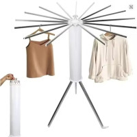 Складана сушарка для білизни DryLux Tripod AirDry 360  тринога-трансформер для дому, балкона чи дачі, переносна сушарка для використання в приміщенні та на вулиці