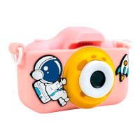 Дитячий цифровий фотоапарат Astronaut X400 DT-302  космічна камера для дітей із відеозйомкою, іграми, фільтрами та SD-картою, безпечний розвивальний гаджет