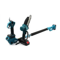 Універсальний набір Makita 3в1 24V міні-пила DUC155HN секатор DUP270 Digital  телескопічна штанга 1.6 м