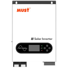 Гібридний інвертор MUST PV18-6248ECO 6.2 кВт, 48V, MPPT 100A  стабільне живлення та максимальна ефективність сонячної системи
