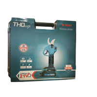 Акумуляторний секатор THOLUX M-9096 21V 500W  потужний електросекатор для обрізки гілок у саду