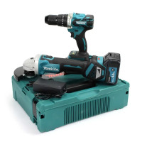 Акумуляторний набір Makita 36V Бездротова Свобода Шуруповерт DTW485 та Болгарка 9237CB для професійної та побутової роботи