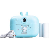 Дитяча камера миттєвого друку Print Camera МА458blue — синя камера з термодруком без чорнил