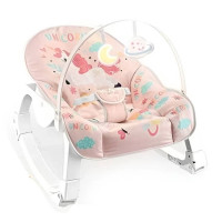 Дитячий шезлонг Happy Baby YK7007А складний лежак для малюків з регульованою спинкою та безпечними ременями