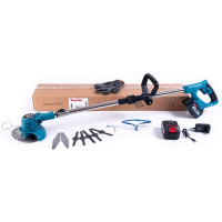 Акумуляторний тример Makita UR2000DWAE 48V 6Ah садовий інструмент з двома акумуляторами для косіння трави та догляду за ділянкою