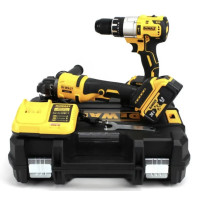 Професійний набір інструментів шурупокрут DeWalt DCD996P2, кутова шліфмашина DCG409 48V комплект для монтажу, свердління та обробки матеріалів