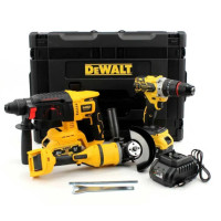 Набір 3в1 DeWalt 36V перфоратор DCH133NT, шуруповерт DCD996, болгарка DCG409 універсальний акумуляторний інструмент для ремонту та монтажу