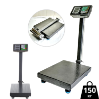 Професійні Торгові Ваги на 150 кг SteelWeigh 150  - Посилена стійка, рельєфна платформа 