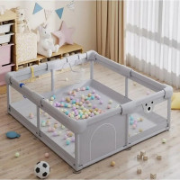 BabyFort 180×120 — просторий дитячий манеж із м’яким дном і сітчастими стінками