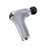 Розумний безшумний масажер-пістолет Smart Massager Gun J5, 20 режимів інтенсивності, 6 професійних насадок, глибокий точковий масаж 