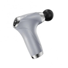 Розумний безшумний масажер-пістолет Smart Massager Gun J5, 20 режимів інтенсивності, 6 професійних насадок, глибокий точковий масаж 