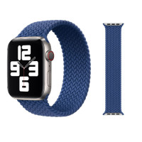 Оригінальний ремінець Braided Solo Loop (M) для Apple Watch —  Atlantic Blue, універсальний розмір