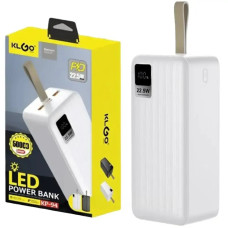 Універсальний повербанк KP-94 50000mAh з LED-дисплеєм, швидкою зарядкою 22,5W, двома USB-виходами та захистом від перенапруги