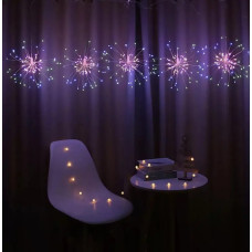Світлодіодна гірлянда XMAS  Фейєрверк  M-7, 3,0-0,3 м, 500 LED, мідний провід, мультиколірна штора