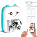 Портативний міні принтер Cat-ears Mini-printer - завжди готовий до друку